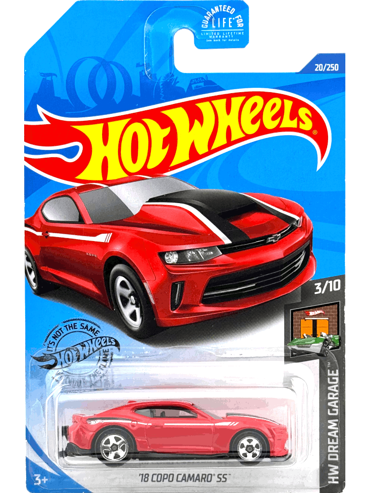 2020 Hot Wheels Mainline #020 - '18 COPO Camaro SS (Red) GHG54