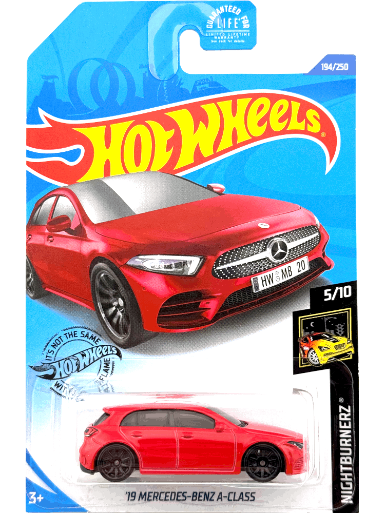 2020 Hot Wheels Mainline #194 - Mercedes Benz A Class (Red) GHD13