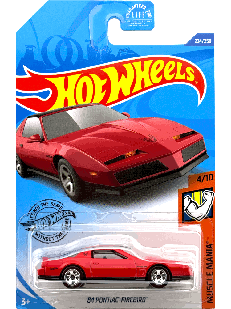2020 Hot Wheels Mainline #224 - '84 Pontiac Firebird (Red) GHD08