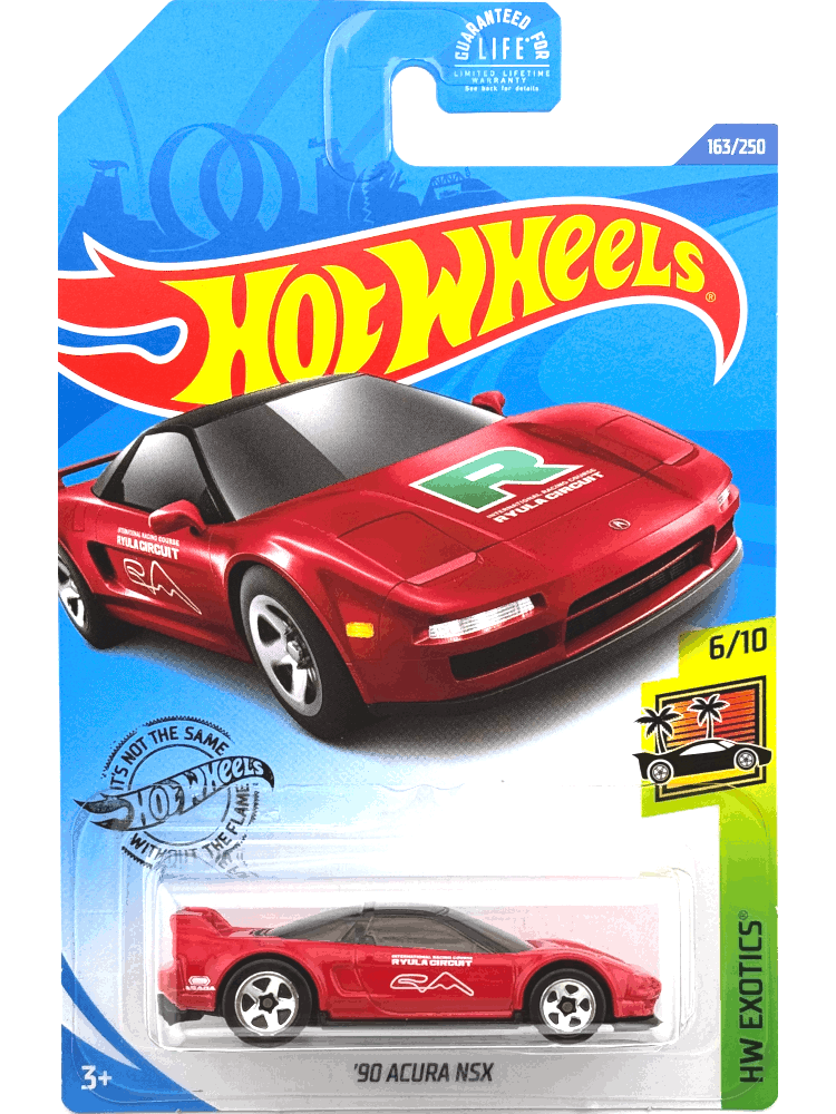 2020 Hot Wheels Mainline #163 - '90 Acura NSX (Red) GHC32