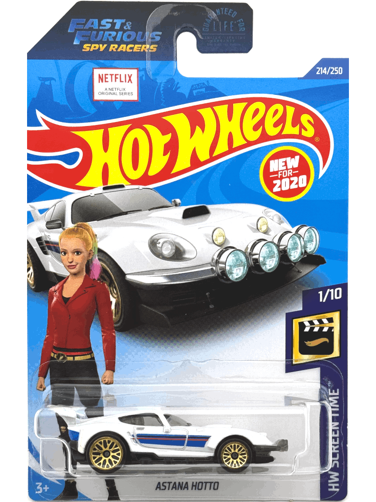 2020 Hot Wheels Mainline #214 - Astana Hotto (White) GHB44