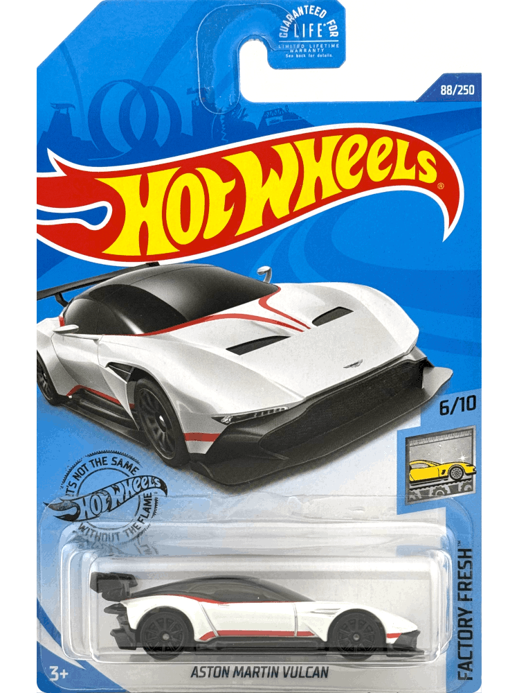 2020 Hot Wheels Mainline #088 - Aston Martin Vulcan (White) GHC01