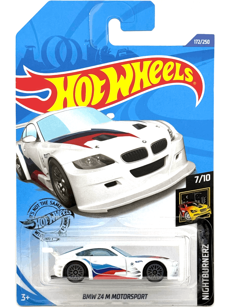 2020 Hot Wheels Mainline #172 - BMW Z4 M Motorsport E86 (White) GHD16