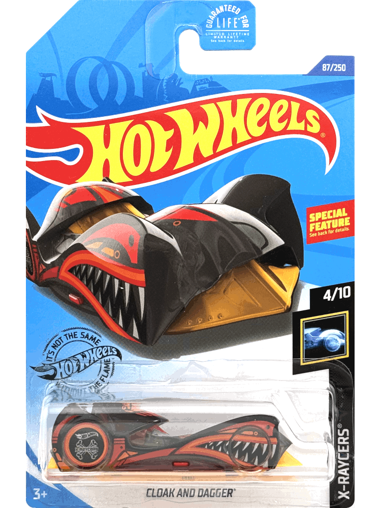 2020 Hot Wheels Mainline #087 - Cloak and Dagger (Black) GHF71