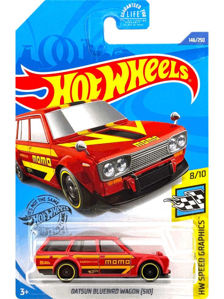 2020 Hot Wheels Mainline #146 - Datsun Bluebird Wagon 510 (Red) GHC90