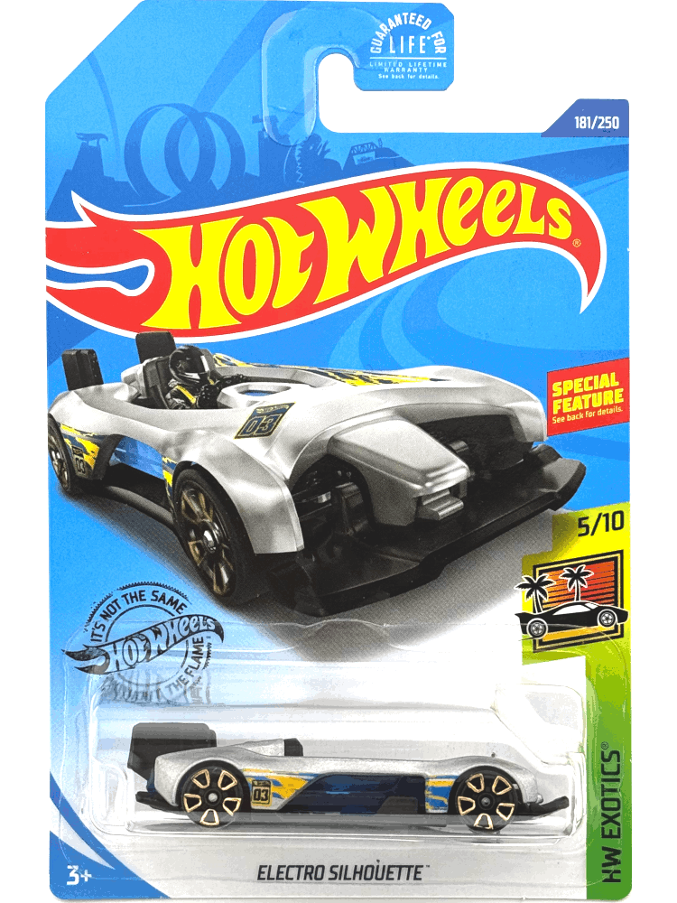 2020 Hot Wheels Mainline #181 - Electro Silhouette (Silver) GHC31