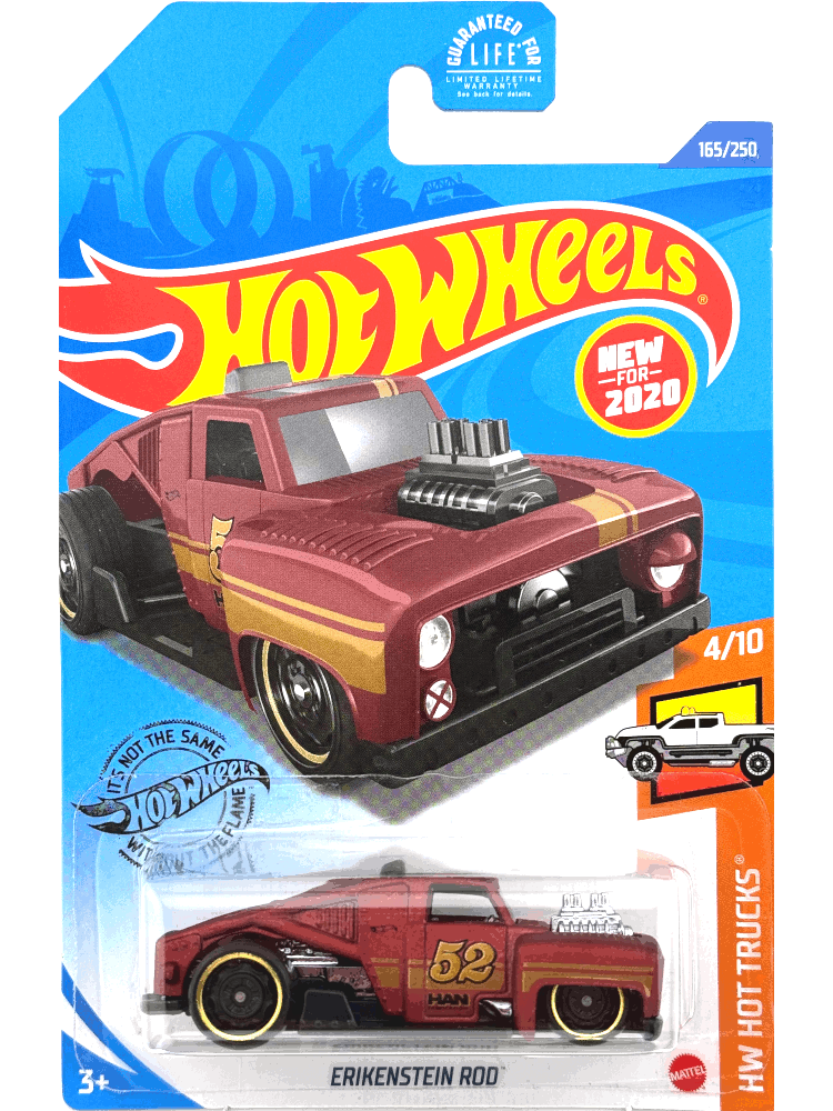 2020 Hot Wheels Mainline #165 - Erikenstein Rod (Red) GHF14