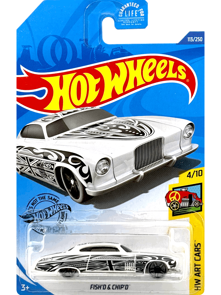 2020 Hot Wheels Mainline #113 - Fish'd and Chip'd (White) GHC16
