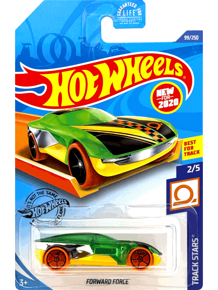 2020 Hot Wheels Mainline #099 - Forward Force (Green) GHF12