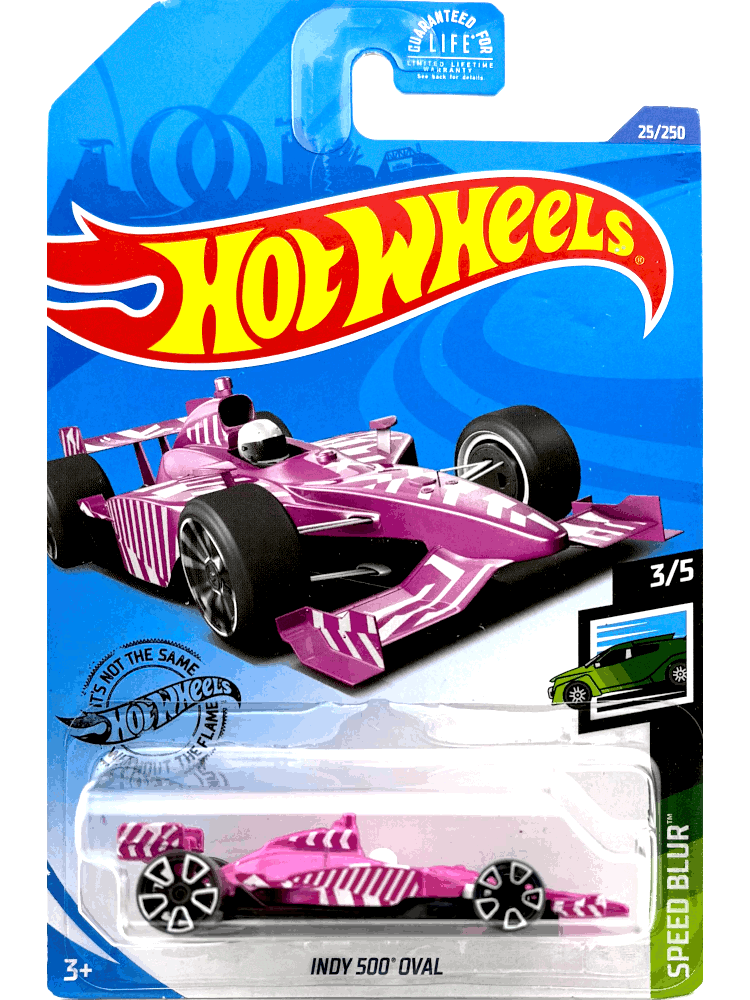 2020 Hot Wheels Mainline #025 - Indy 500 Oval (Pink) GHF83