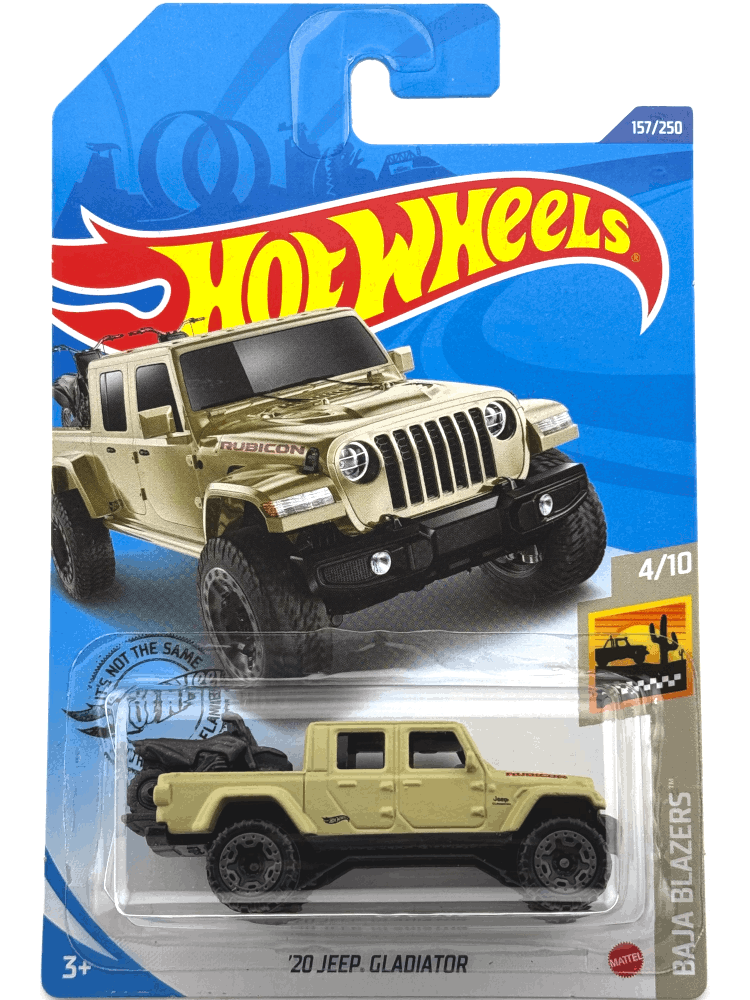 2020 Hot Wheels Mainline #157 - '20 Jeep Gladiator (Tan) GHD86