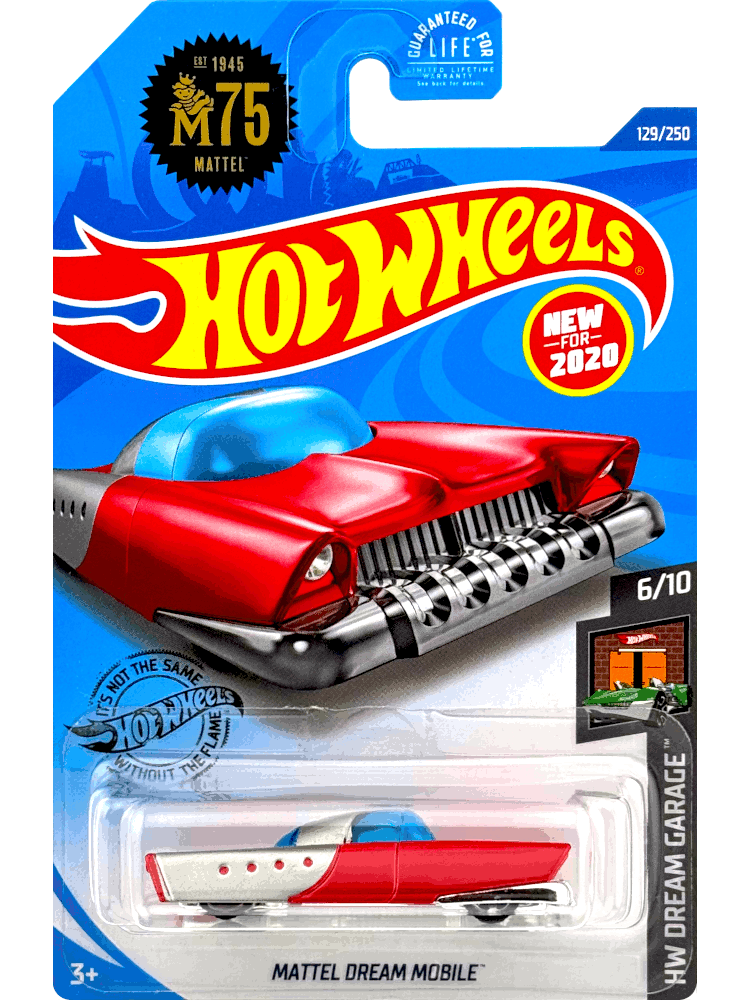 2020 Hot Wheels Mainline #129 - Mattel Dream Mobile (Red) GHB30
