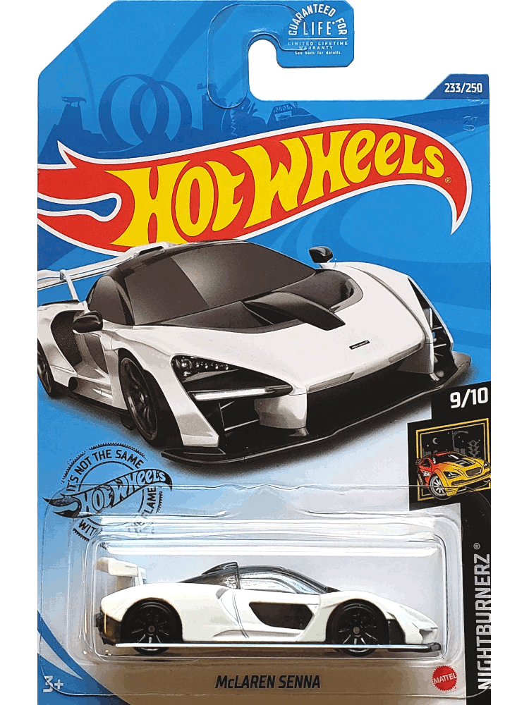 2020 Hot Wheels Mainline #233 - McLaren Senna (White) GHD18