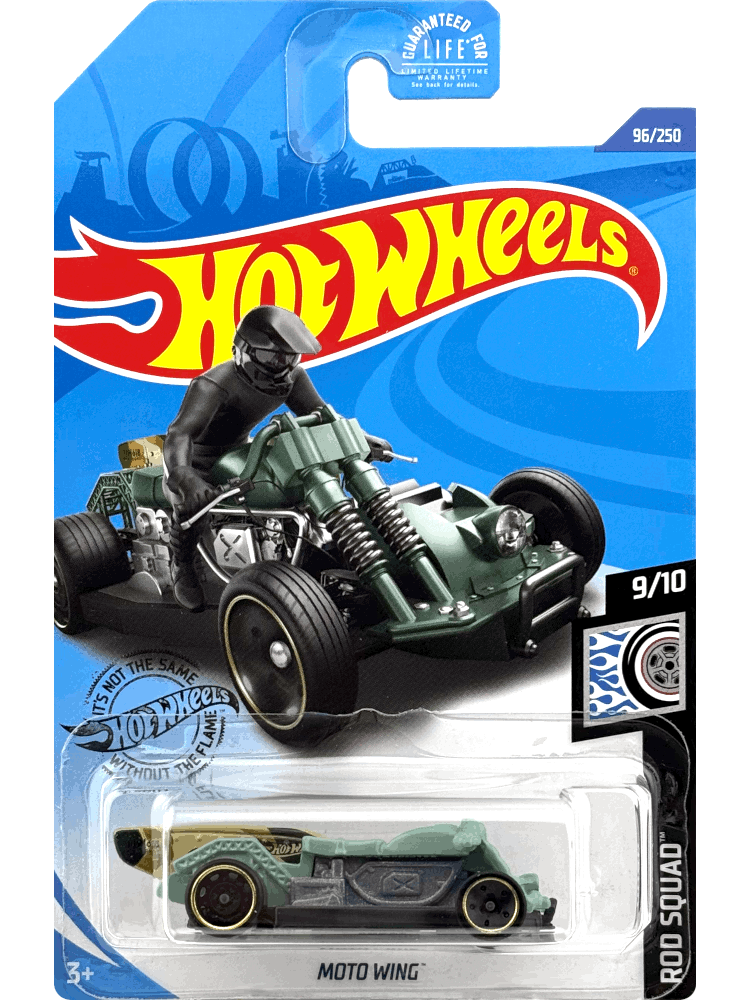2020 Hot Wheels Mainline #096 - Moto Wing (Green) GHG02