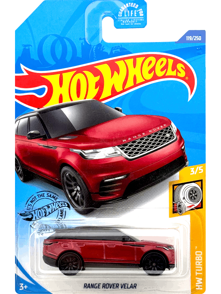 2020 Hot Wheels Mainline #119 - Range Rover Velar (Dark Red) GHF40