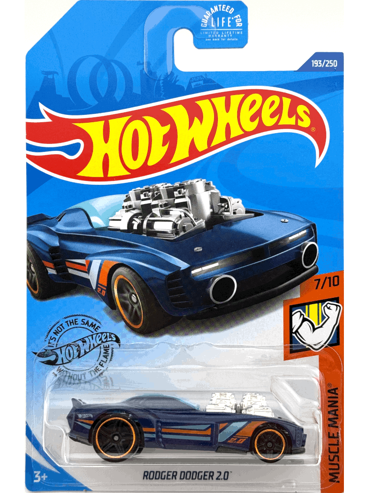 2020 Hot Wheels Mainline #193 - Rodger Dodger 2.0 (Blue) GHC58