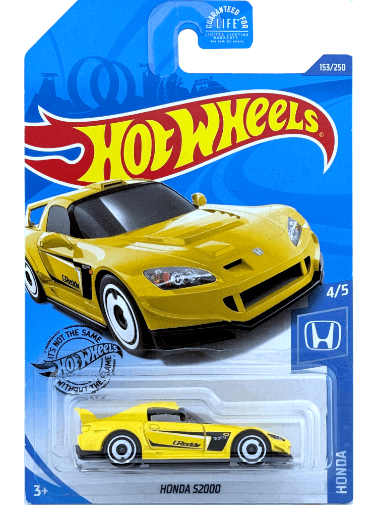 2020 Hot Wheels Mainline #153 - Honda S2000 (Yellow) GHC12