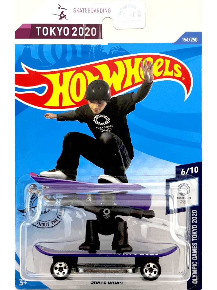 2020 Hot Wheels Mainline #154 - Skate Grom (Tokyo 2020 Olympics Purple) GHC96