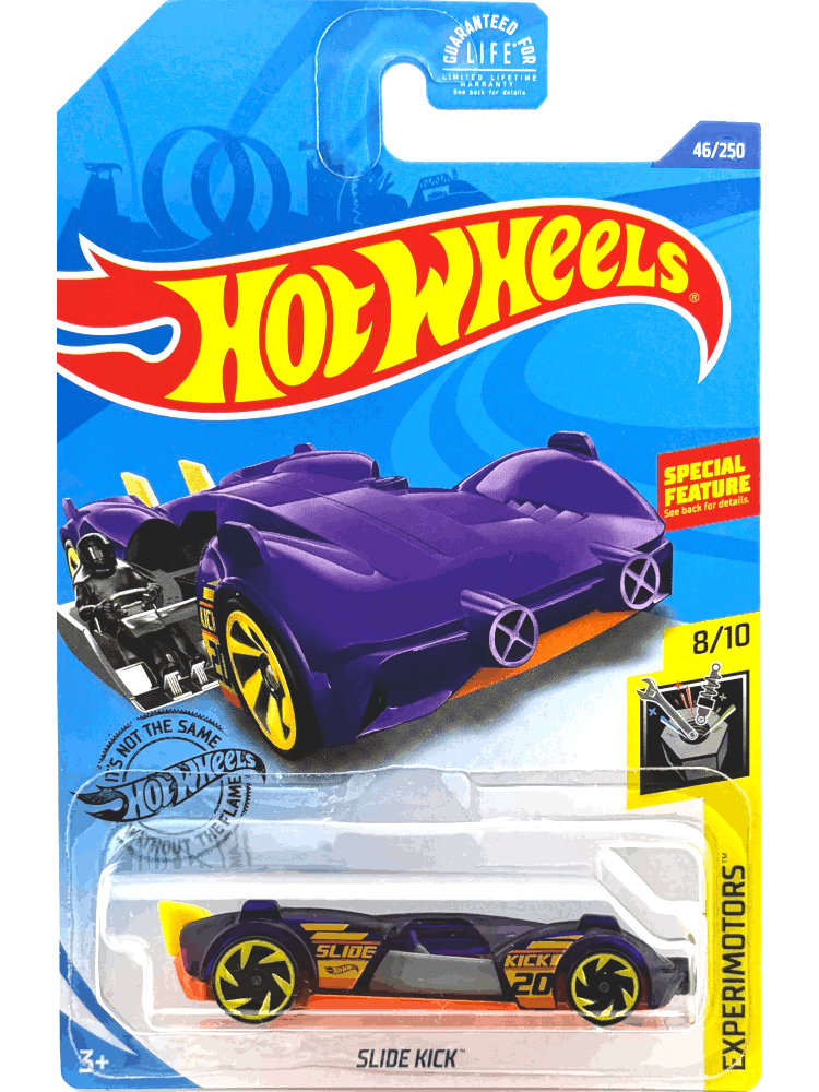 2020 Hot Wheels Mainline #046 - Slide Kick (Purple) GHF21
