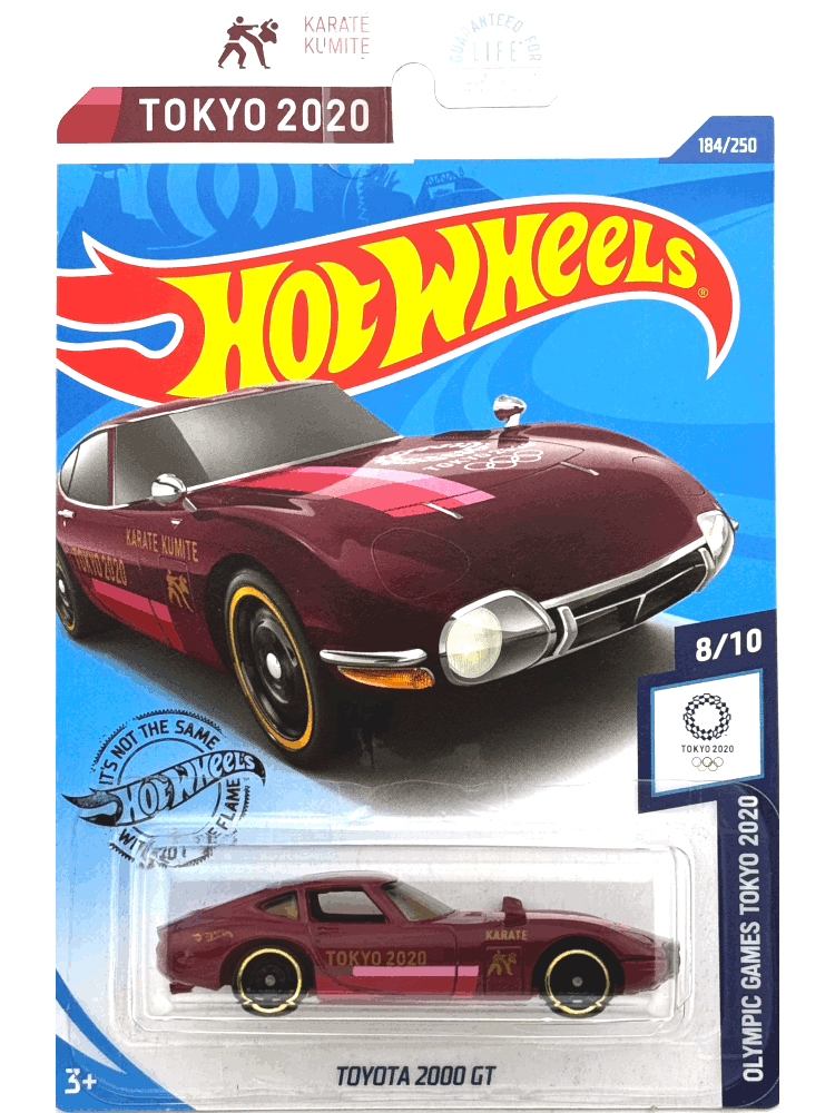 2020 Hot Wheels Mainline #184 - Toyota 2000 GT (Tokyo 2020 Olympics Red) GHC98