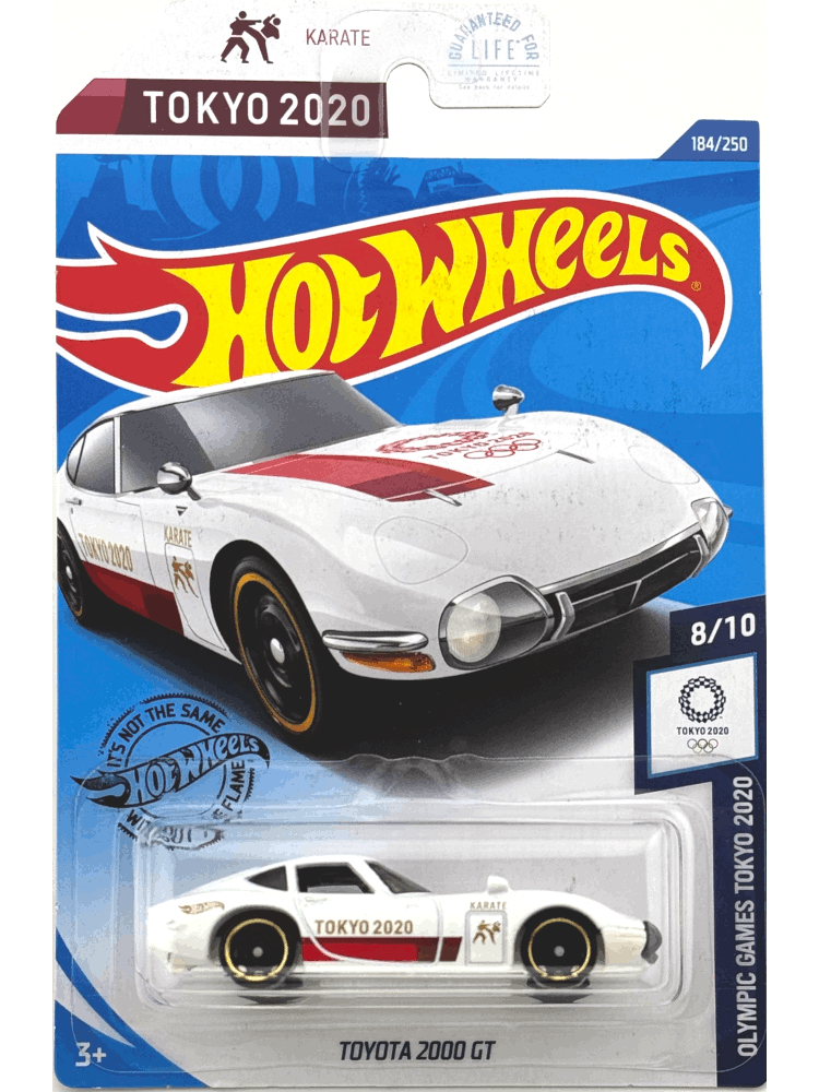 2020 Hot Wheels Mainline #184 - Toyota 2000 GT (Tokyo 2020 Olympics White) GHF55
