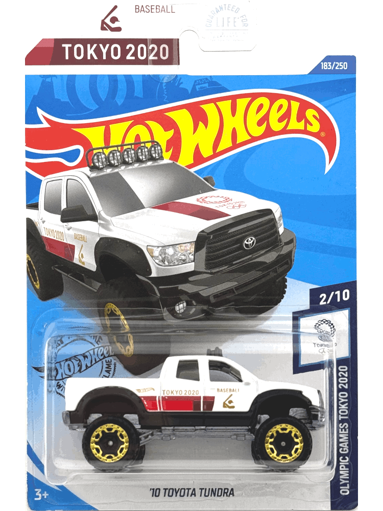 2020 Hot Wheels Mainline #183 - '10 Toyota Tundra (Tokyo 2020 Olympics White) GHG03