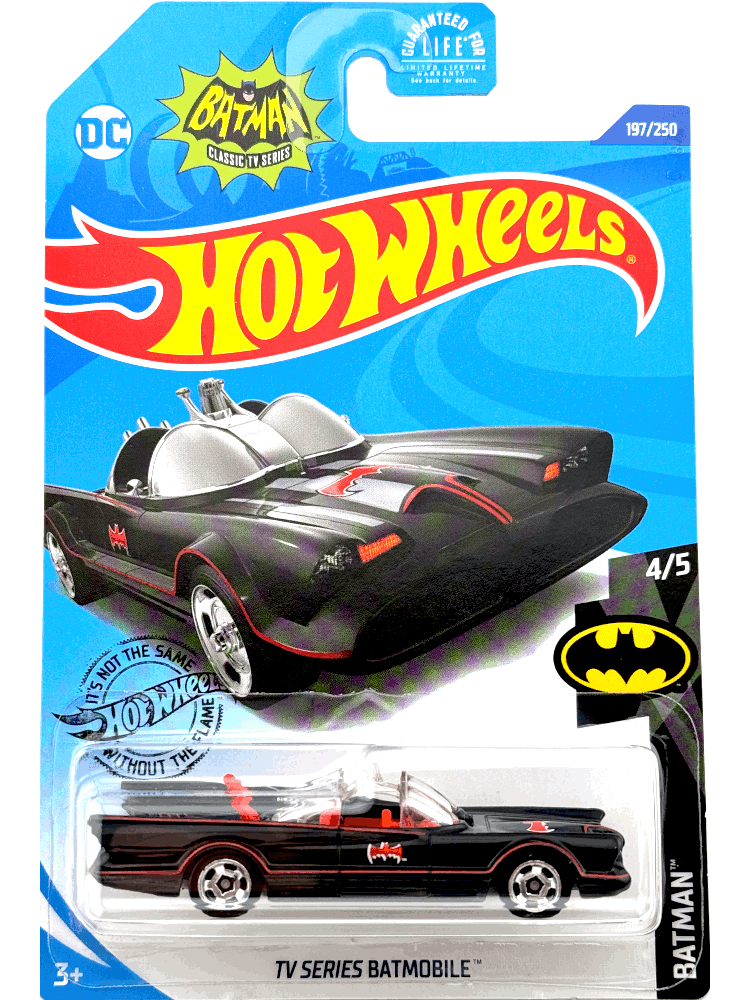 2020 Hot Wheels Mainline #197 - TV Series Batmobile (Black) GHB94