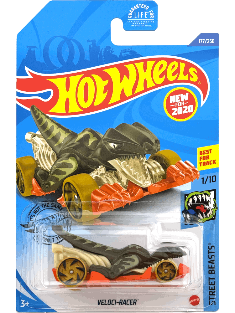 2020 Hot Wheels Mainline #177 - Veloci-Racer (Green) GHF04