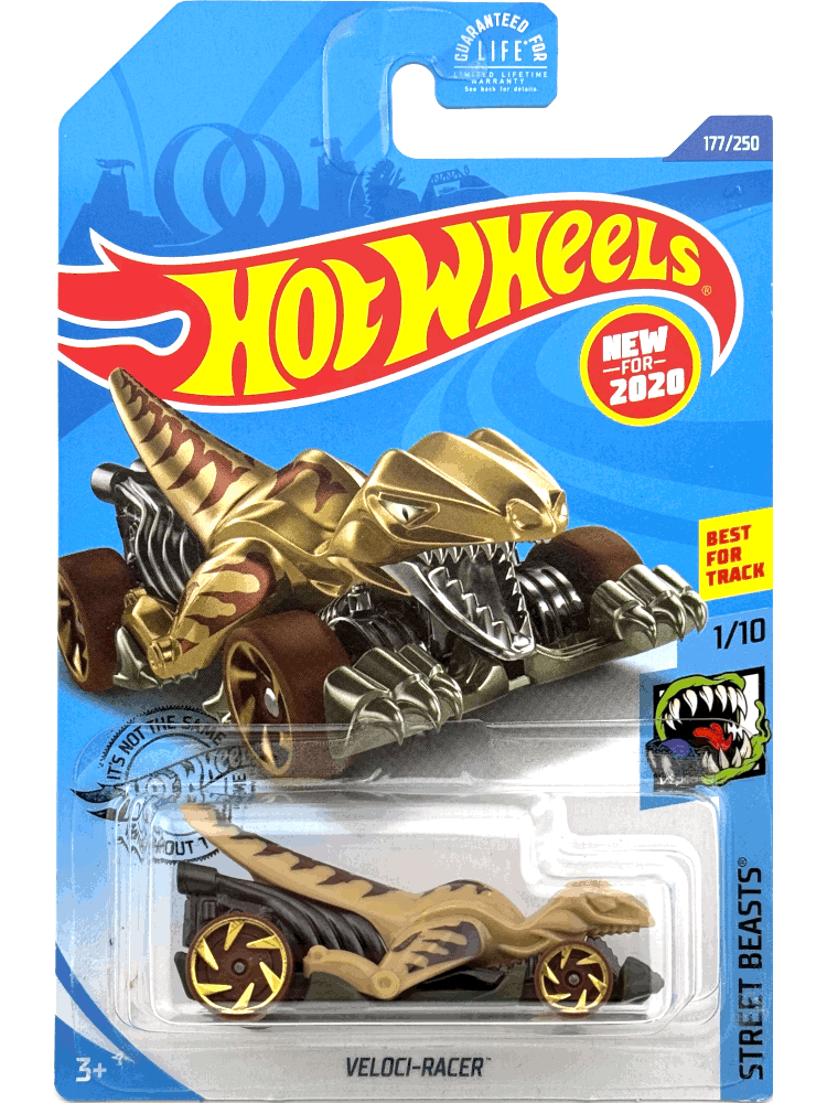 2020 Hot Wheels Mainline #177 - Veloci-Racer (Tan) GHB59