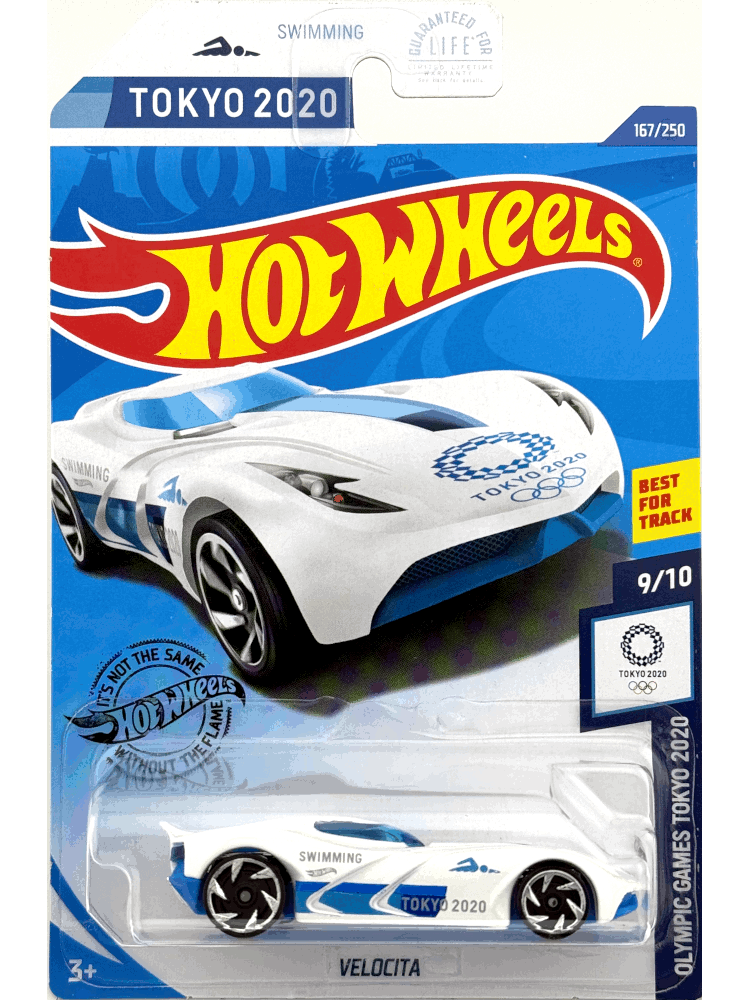 2020 Hot Wheels Mainline #167 - Velocita (Tokyo 2020 Olympics White) GHF56