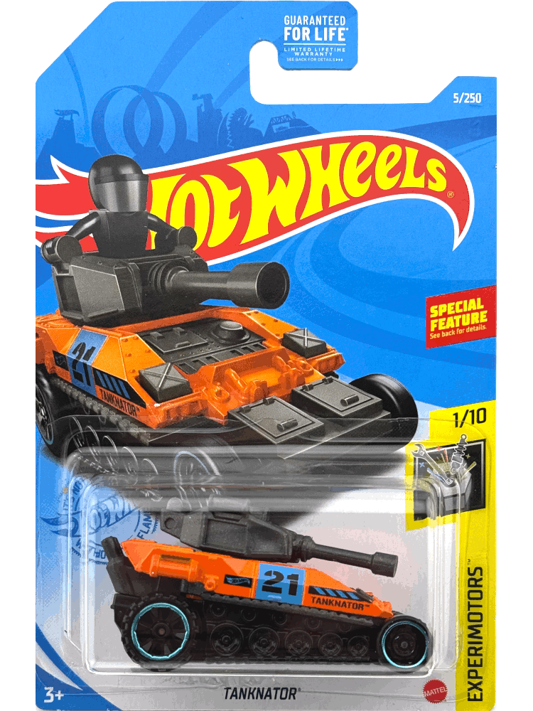 2021 Hot Wheels Mainline #005 - Tanknator (Tankanator Orange) GTC23