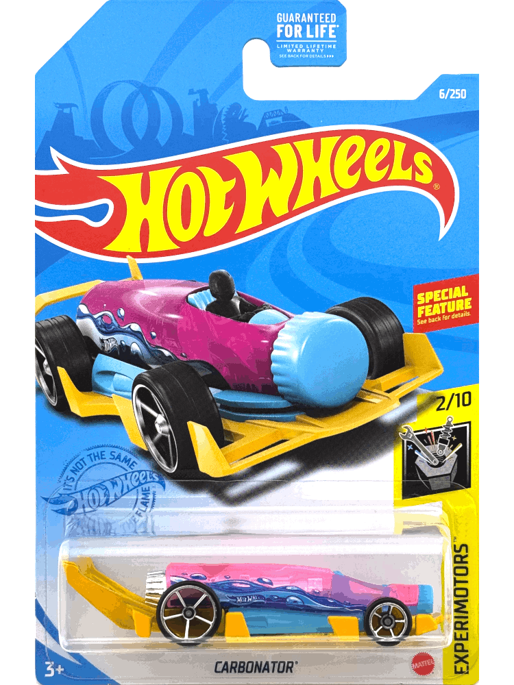 2021 Hot Wheels Mainline #006 - Carbonator (Pink / Yellow) GTC18