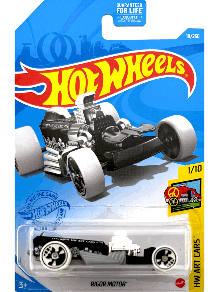 2021 Hot Wheels Mainline #019 - Rigor Motor (Black) GRY32
