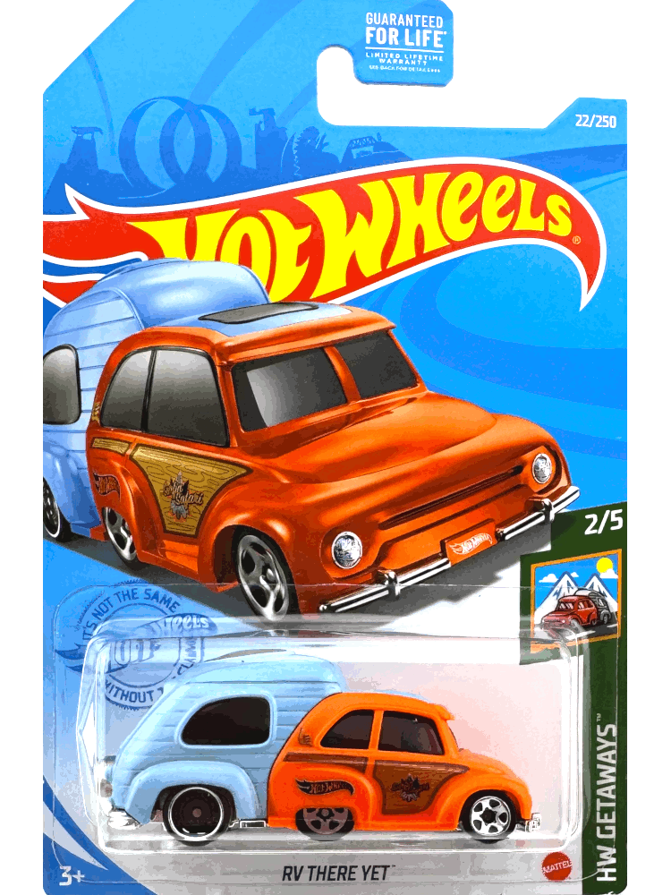 2021 Hot Wheels Mainline #022 - RV There Yet (Orange) GTC36