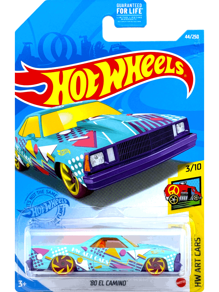 2021 Hot Wheels Mainline #044 -'80 El Camino (Blue) GTB96