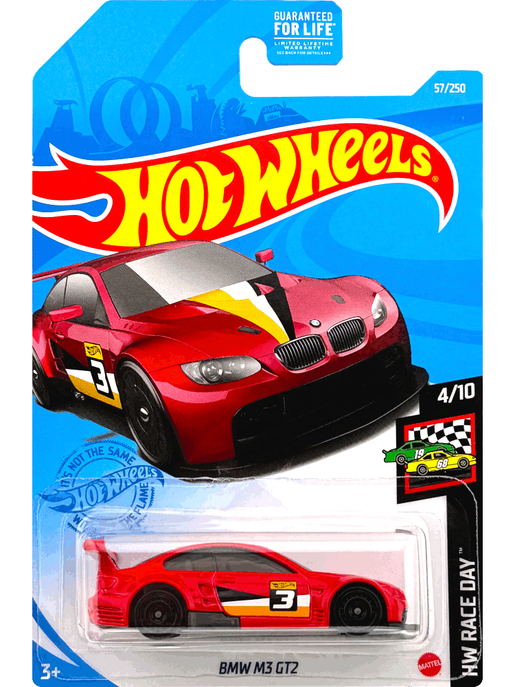 2021 Hot Wheels Mainline #057 - BMW M3 GT2 Coupe (Red) GRX89