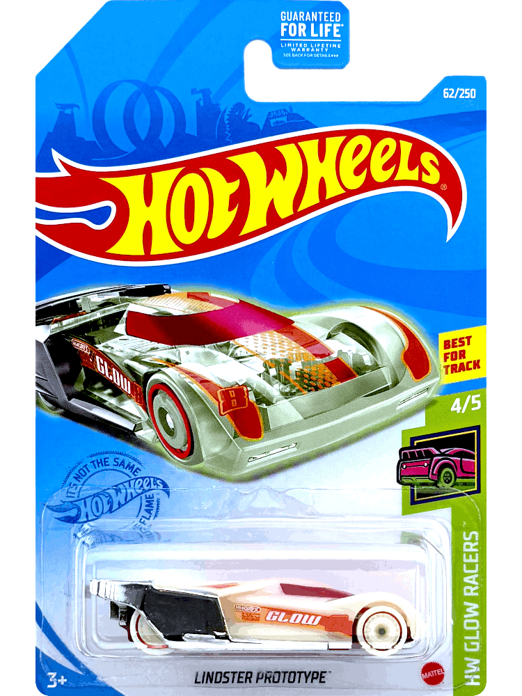 2021 Hot Wheels Mainline #062 - Lindster Prototype (Glow In The Dark) GRY16