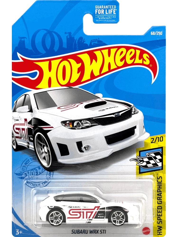 2021 Hot Wheels Mainline #068 - Subaru WRX STi Wagon (White) GTB98
