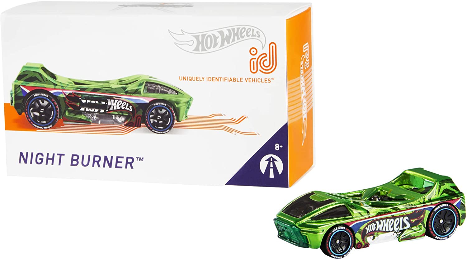 Hot Wheels id Series 1 - Night Burner (Green) FXB47