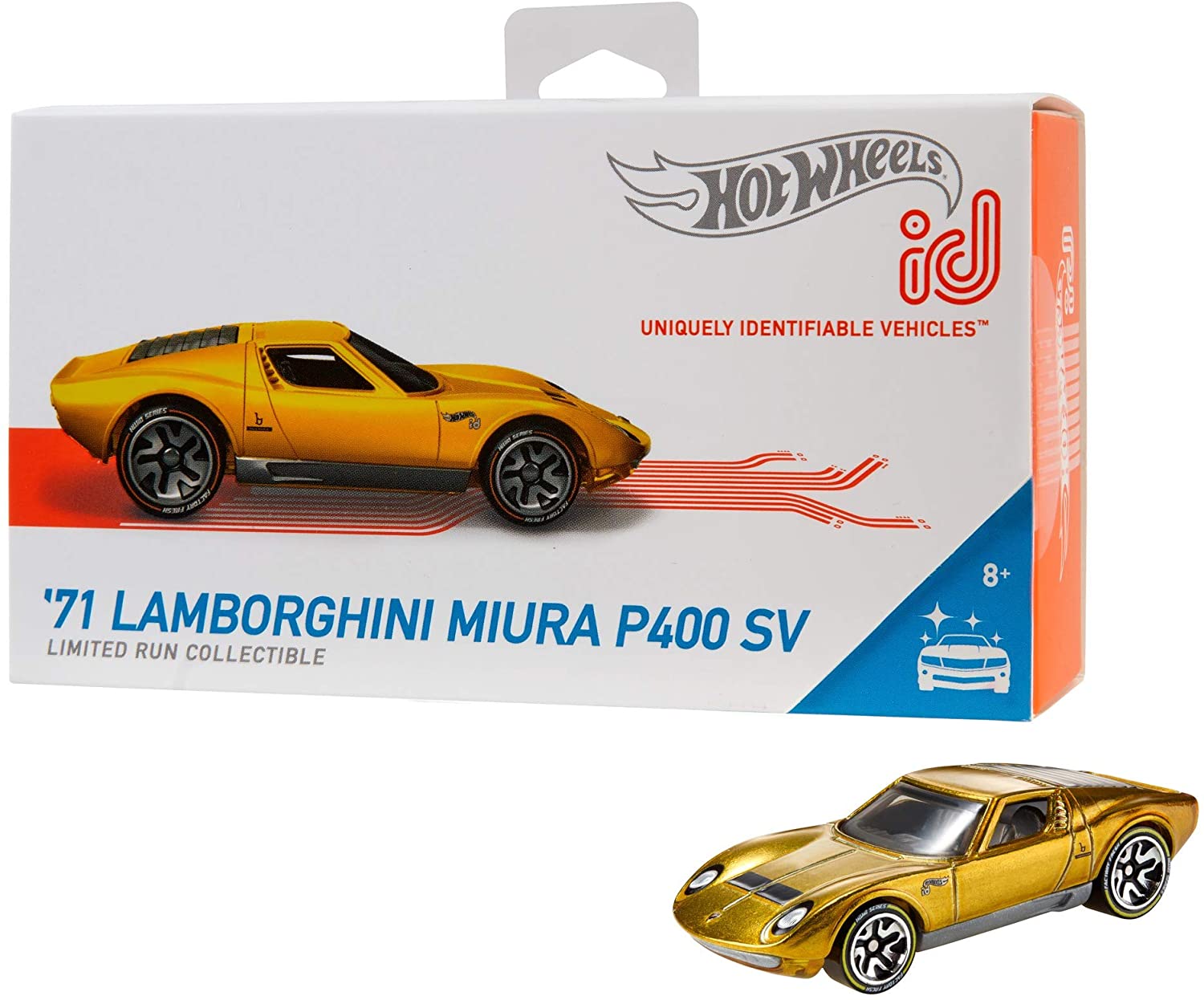 Hot Wheels id Series 1 - '71 Lamborghini Miura P400 SV (Gold) FXB06