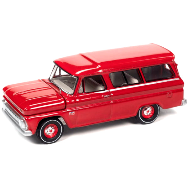 2021 Auto World - 1965 Chevy Suburban (Red) AW64322-3A1