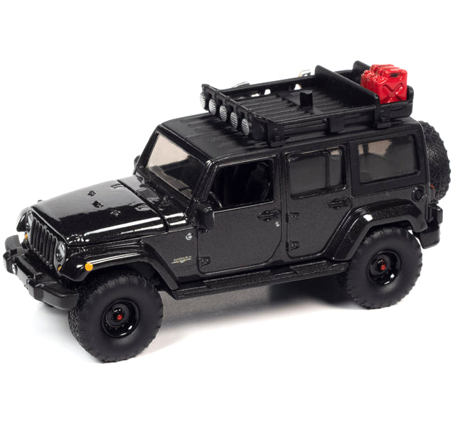 2021 Auto World - 2017 Jeep Wrangler JK Sahara Unlimited (Grey) AW64322-3B4