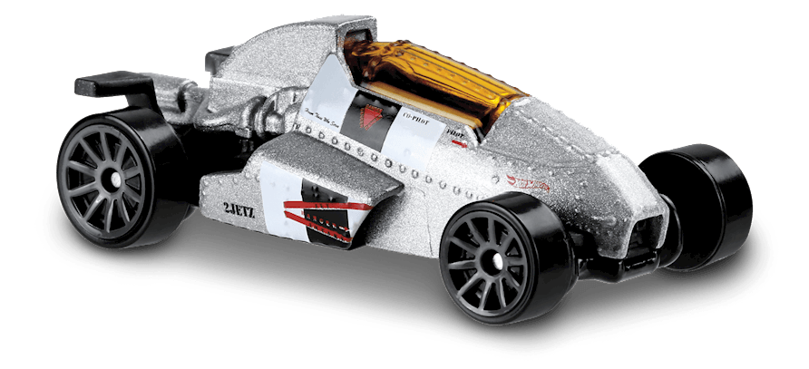 2020 Hot Wheels Mainline #001 - 2 Jet Z (Silver) 1/10 HW Dream Garage GHB45