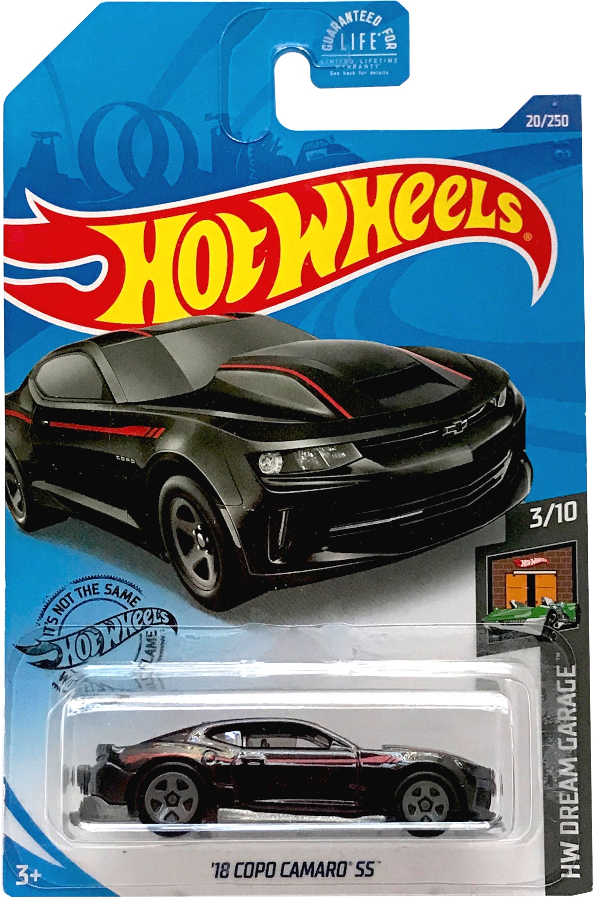 2020 Hot Wheels Mainline #020 - '18 COPO Camaro SS (Black) GHF73