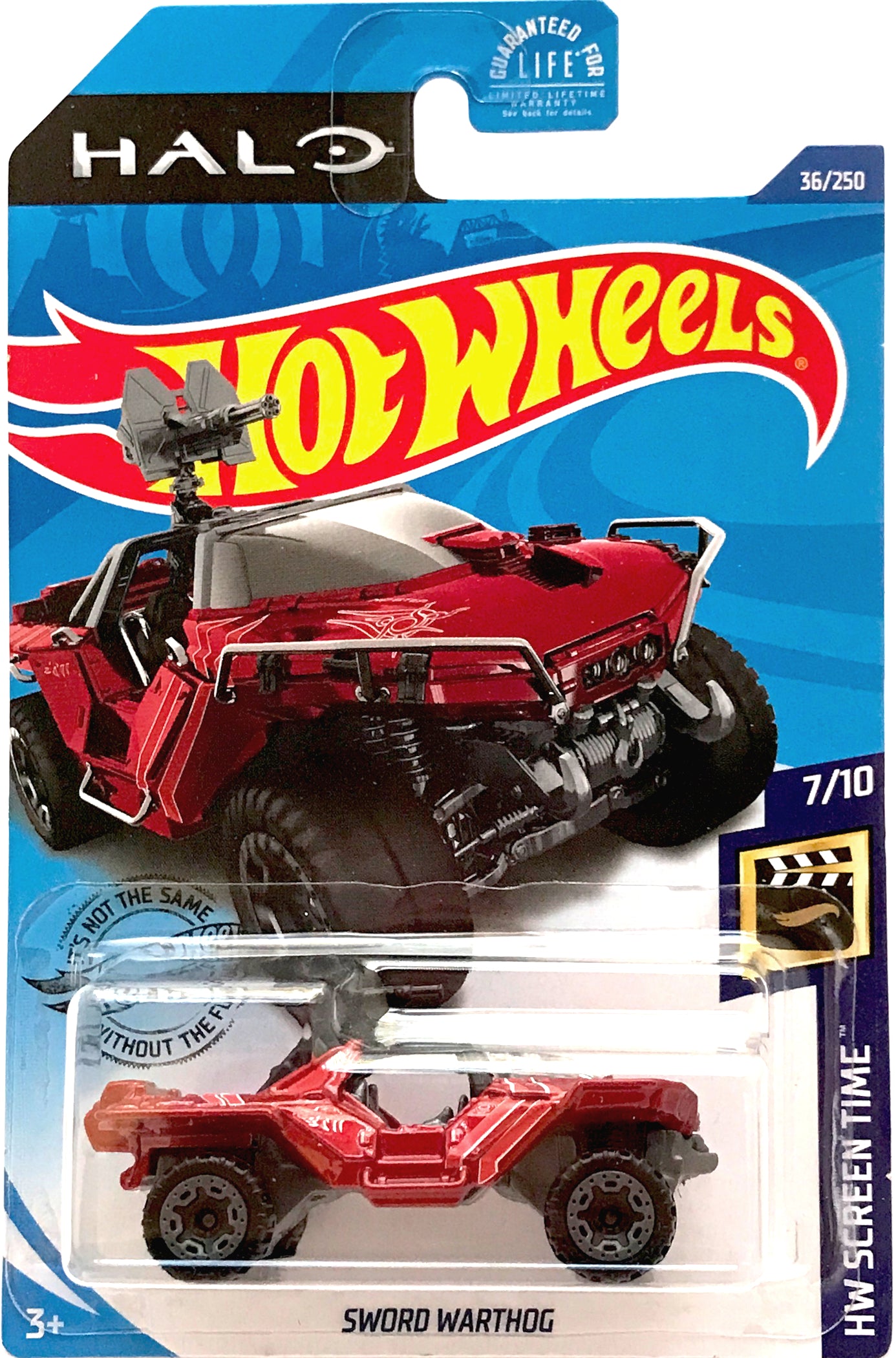 2020 Hot Wheels Mainline #036 - Halo Sword Warthog (Red) GHC79