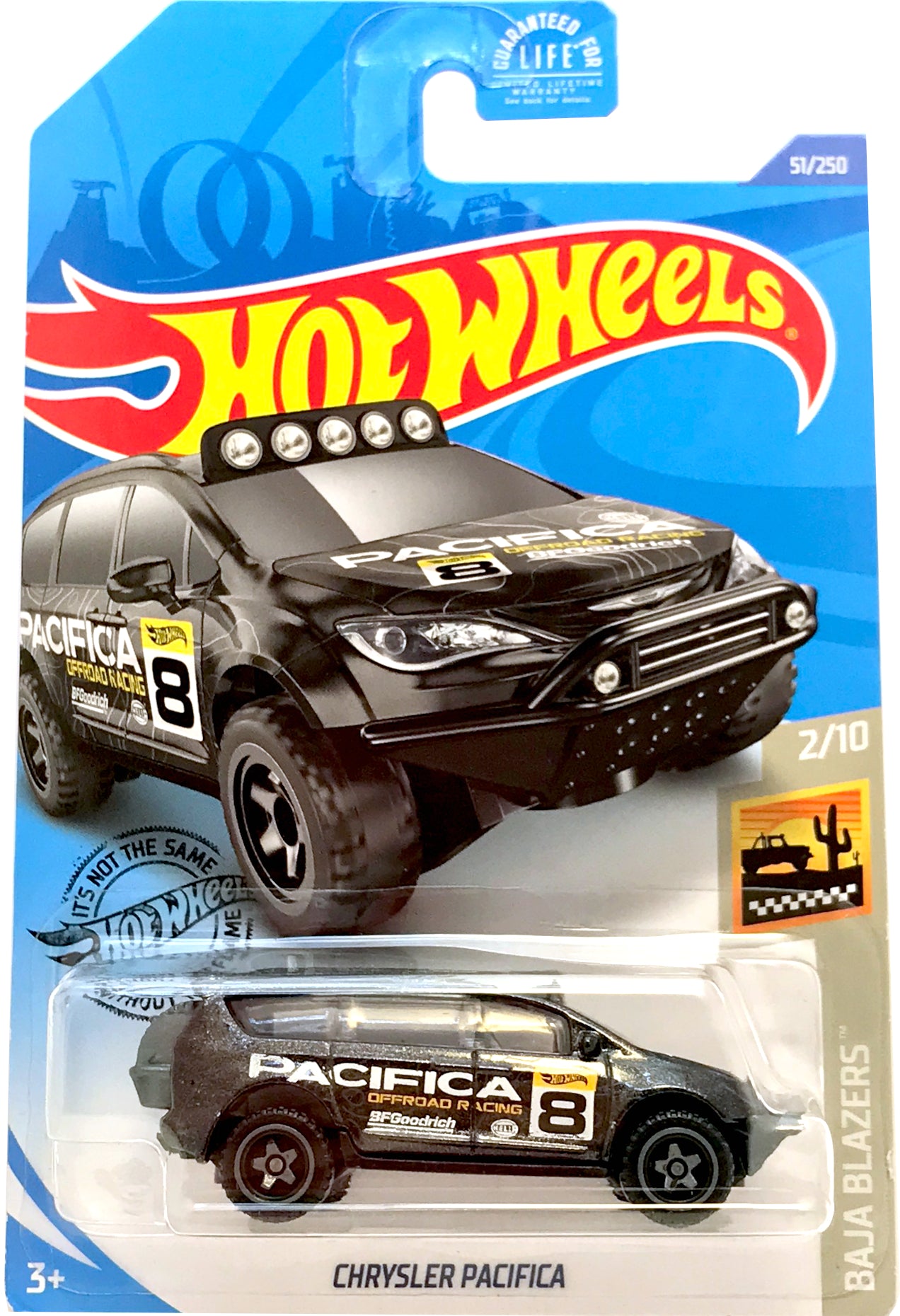 2020 Hot Wheels Mainline #051 - Chrysler Pacifica (Black) GHD84