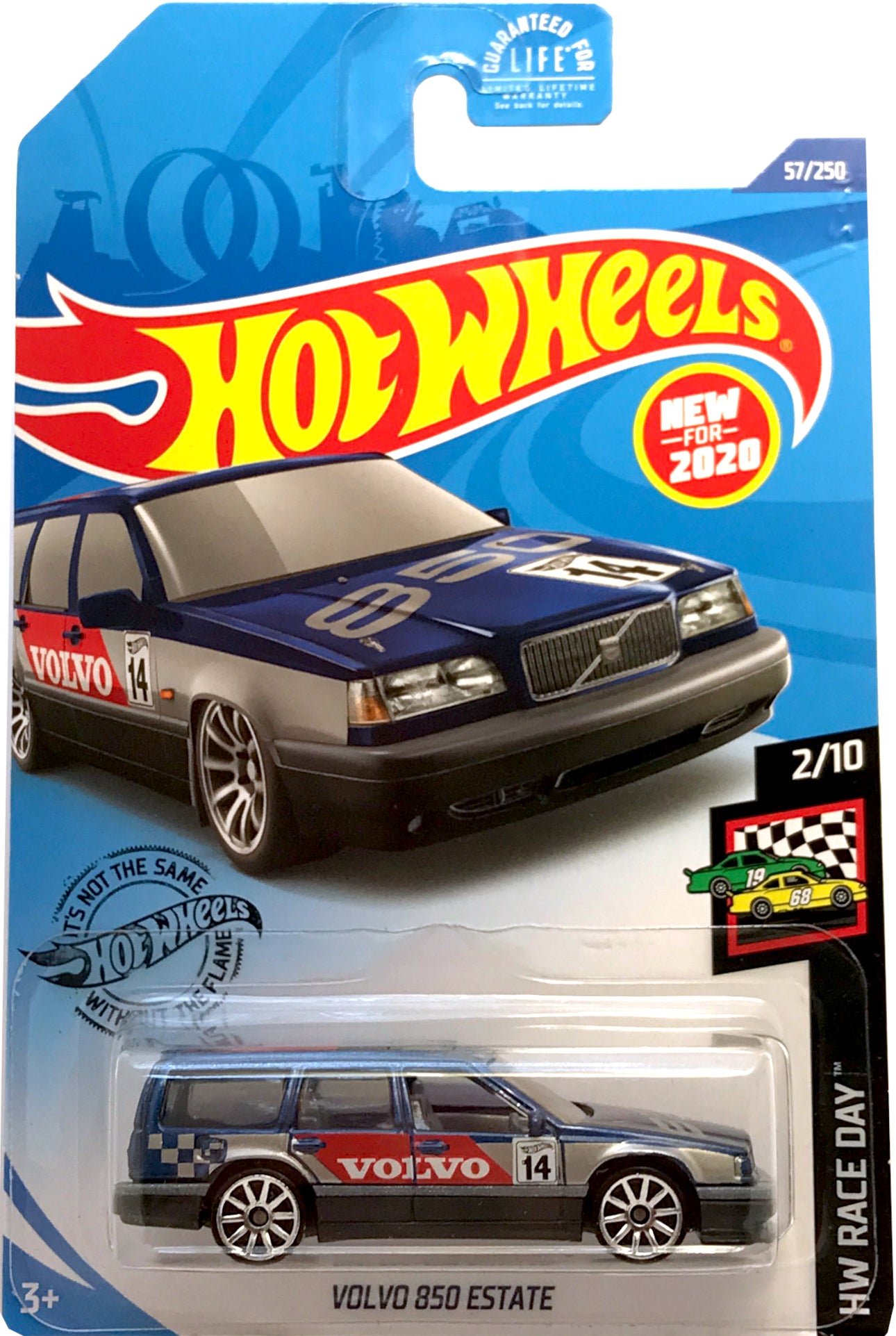 2020 Hot Wheels Mainline #057 - Volvo 850 Estate Wagon (Blue) GHD96