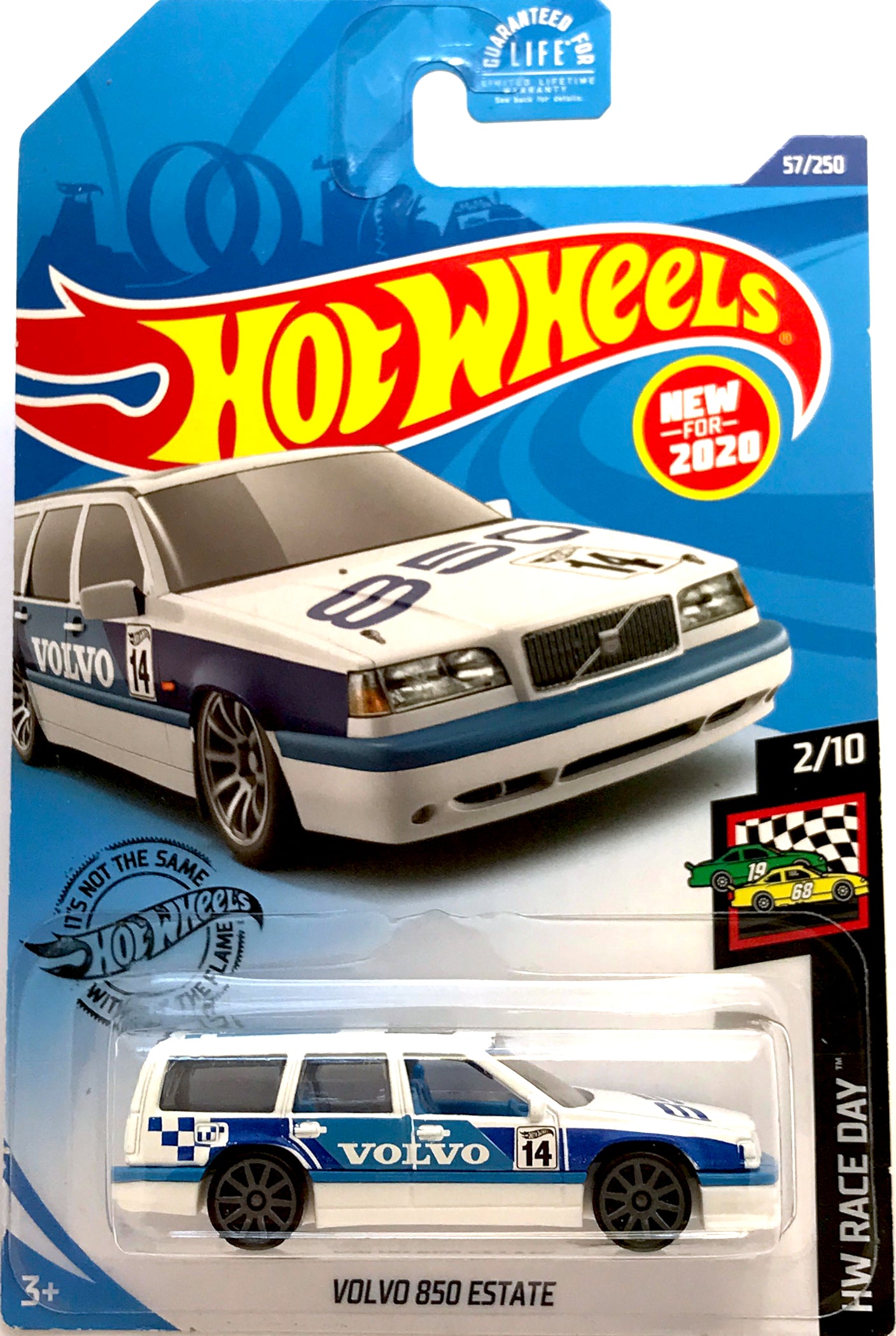 2020 Hot Wheels Mainline #057 - Volvo 850 Estate Wagon (White) GHB52
