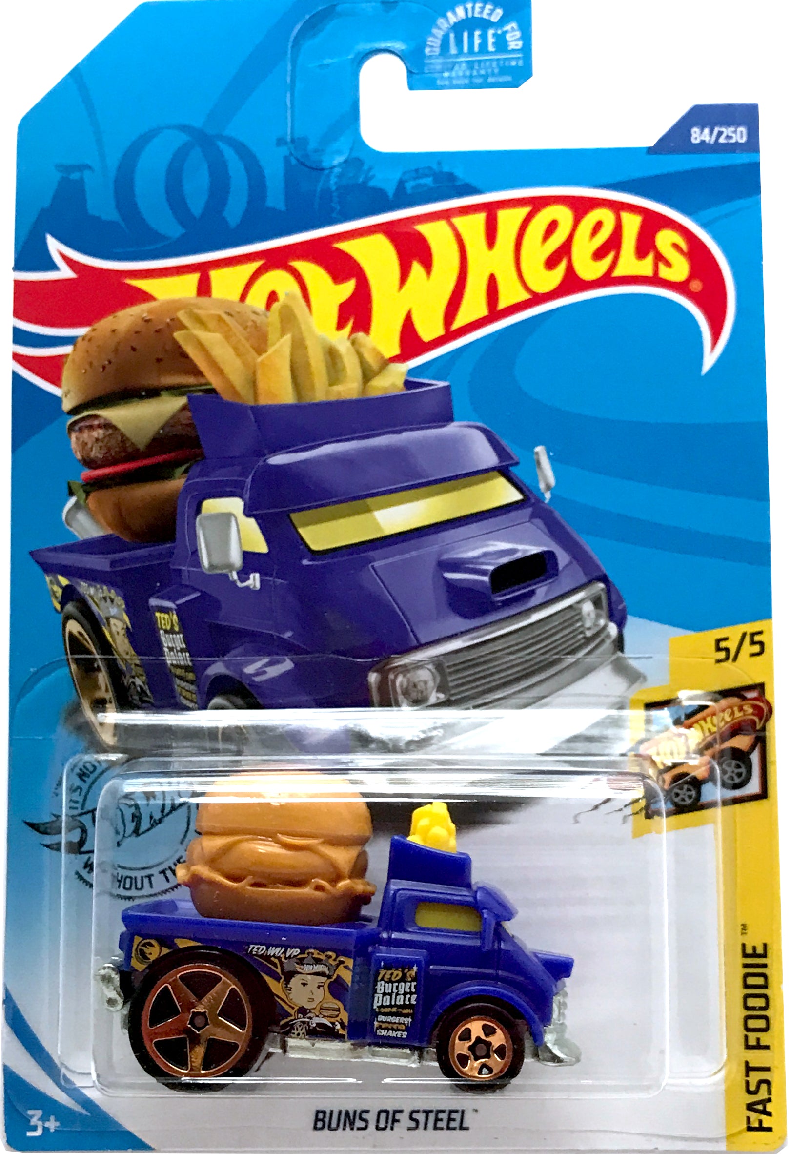 2020 Hot Wheels Mainline #084 - Buns of Steel (Treasure Hunt) GHD71