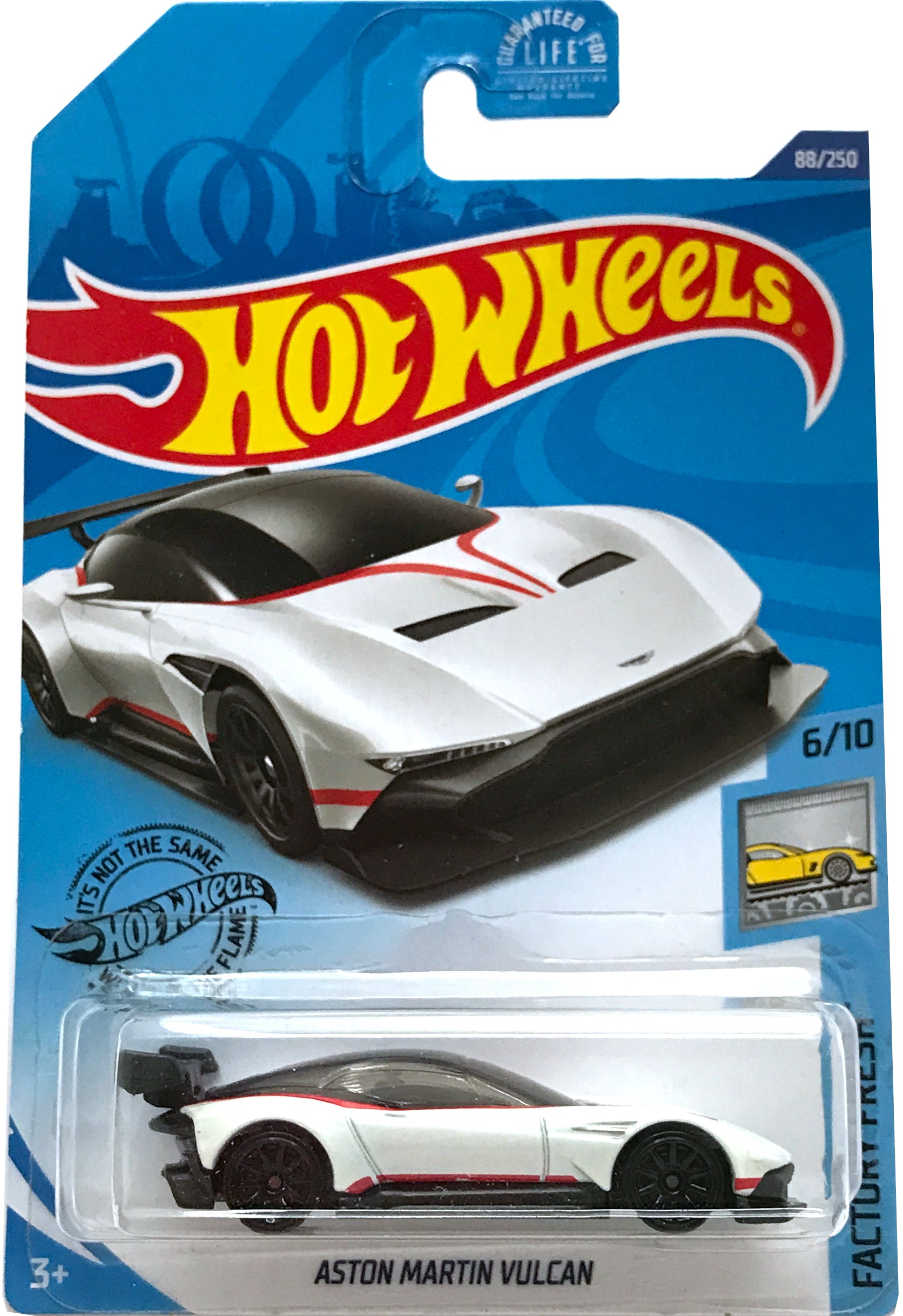 2020 Hot Wheels Mainline #088 - Aston Martin Vulcan (White) GHC01